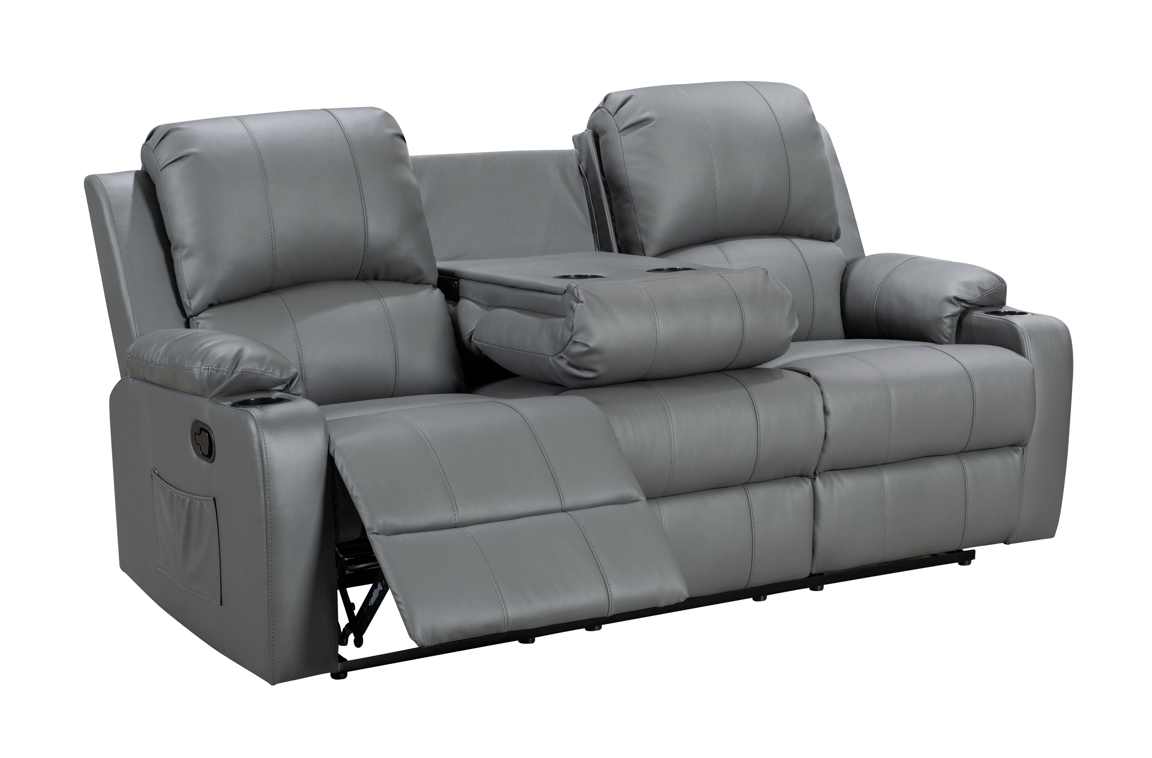 BroDeals Lounge Suite Madrid Manual Recliner Lounge Suite - 3+1+1