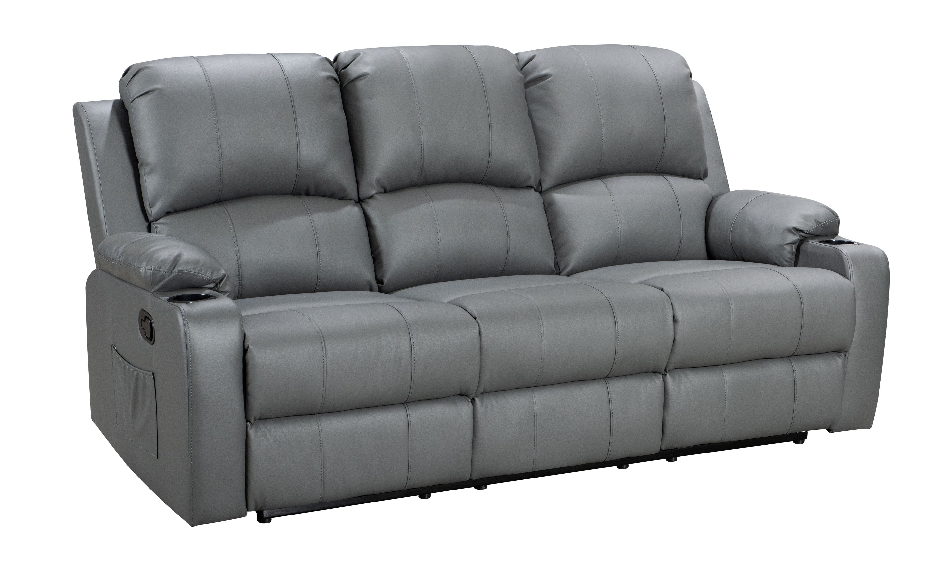 BroDeals Lounge Suite Madrid Manual Recliner Lounge Suite - 3+1+1
