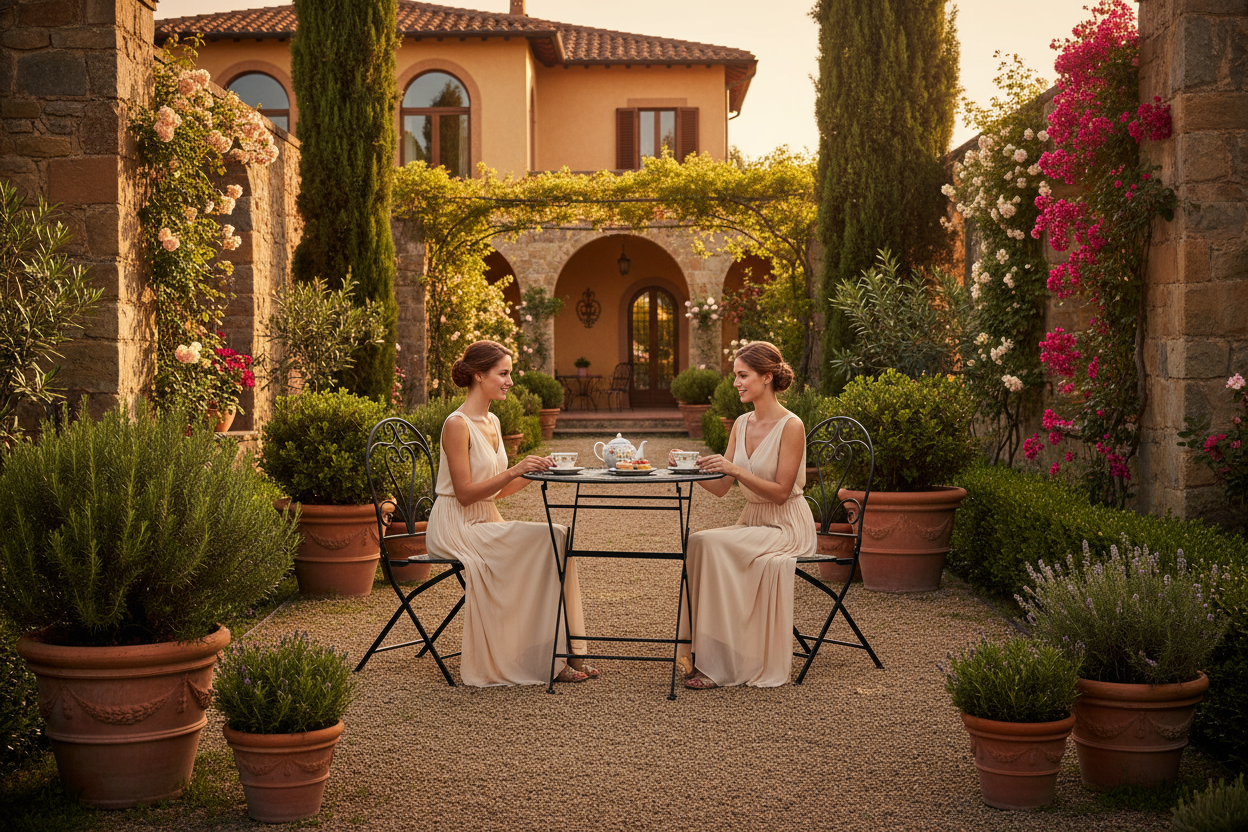 Outdoor Metal Foldable Café Set