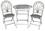 BroDeals Outdoor Outdoor Café Set - Antique Grey
