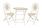 BroDeals Outdoor Outdoor Café Set - Antique White