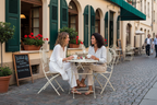 Outdoor Metal Foldable Café Set