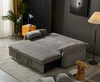 BroDeals Shelby 2 Seater Roll Out Sofa bed - Silver