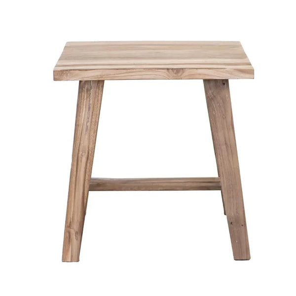 BroDeals Side Table Rustico Reclaimed Teak Side Table