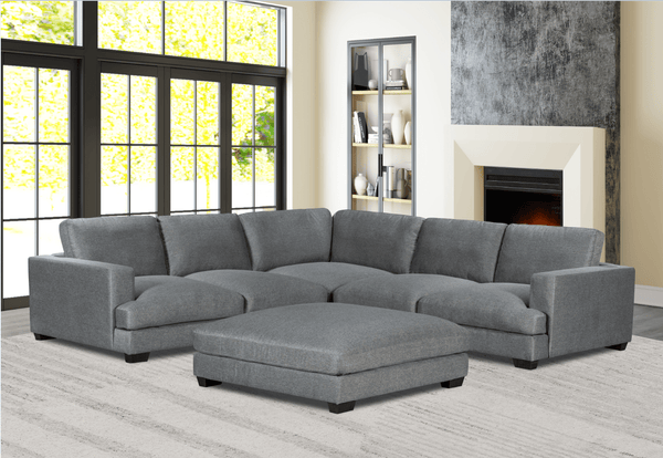 BroDeals sofa Citalia Corner Sofa with Ottoman