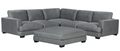 BroDeals sofa Citalia Corner Sofa with Ottoman
