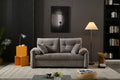 BroDeals Sofabed Rome 2 Seater Roll Out Sofa bed - Silver