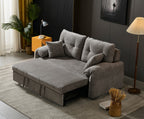 BroDeals Sofabed Rome 2 Seater Roll Out Sofa bed - Silver