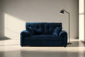BroDeals Sofabed Rome 2 Seater Roll Out Sofabed - Dark Blue