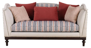 BroDeals Sofas Century 2 Seater Sofa - Beige Stripe
