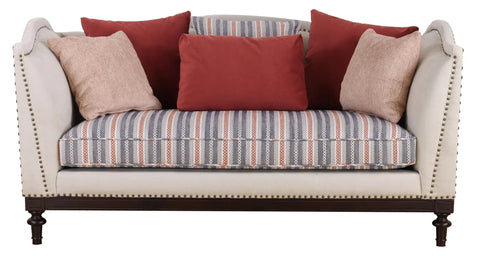 BroDeals Sofas Century 2 Seater Sofa - Beige Stripe