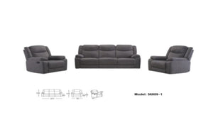 BroDeals Sofas Dakota Recliner Suite - 3RR + 1R + 1R