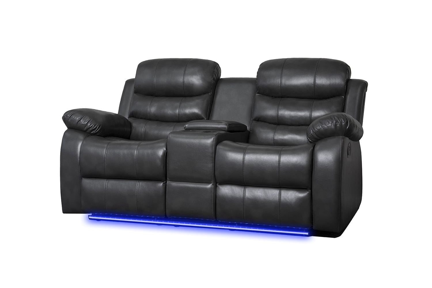 BroDeals Sofas Gavin Manual Recliner 3+2+1 Seater Sofa with Console