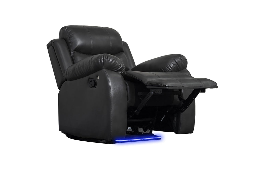 BroDeals Sofas Gavin Manual Recliner 3+2+1 Seater Sofa with Console