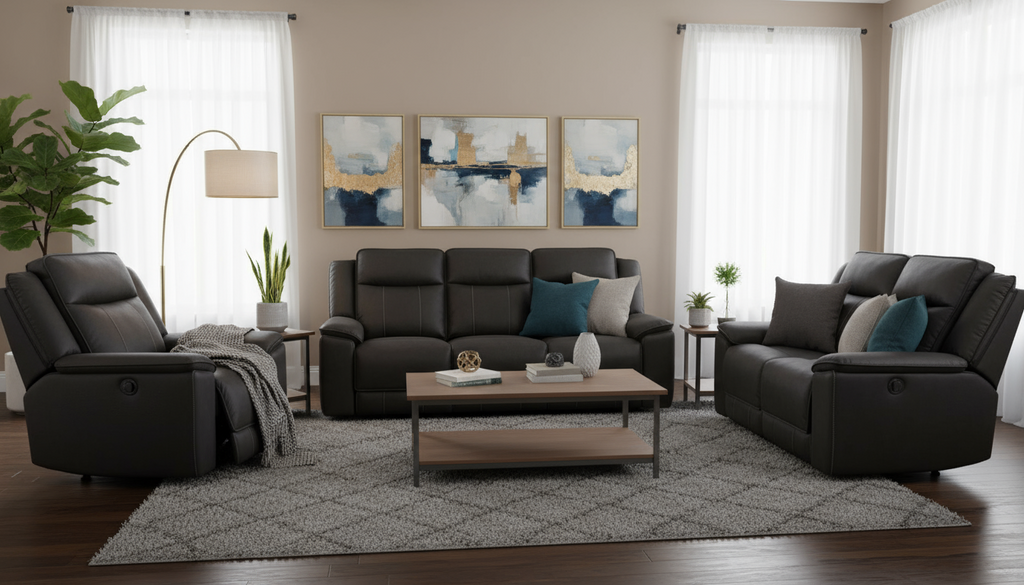 Glasgow Electric Recliner Lounge Suite