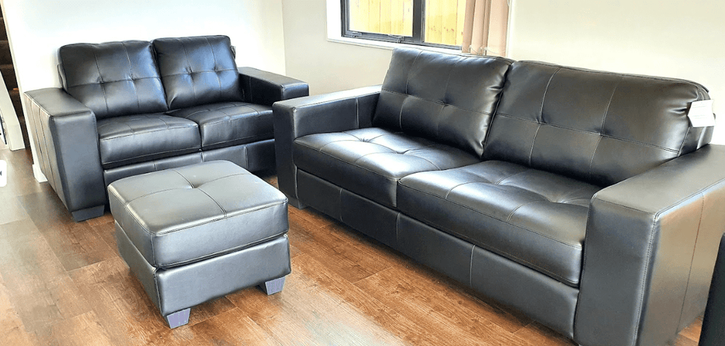 BroDeals Sofas Metro 2 Seat Sofa - Black