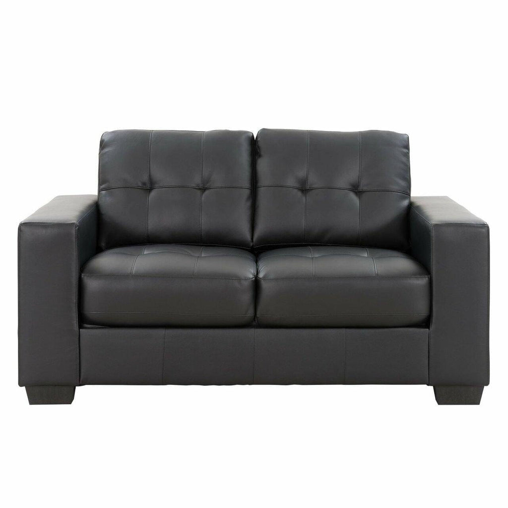 BroDeals Sofas Metro 2 Seat Sofa - Black