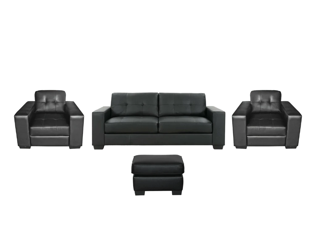 BroDeals Sofas Metro 3 + 1 + 1 Lounge Suite + Ottoman
