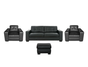 BroDeals Sofas Metro 3 + 1 + 1 Lounge Suite + Ottoman
