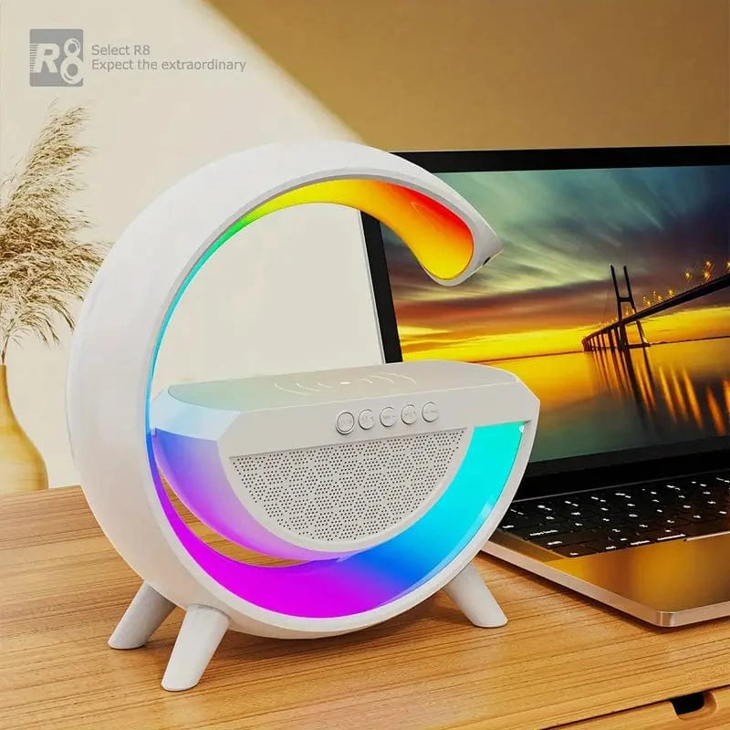 BroDeals speakers Wireless Speaker | Wireless Charging | 6 Light Modes