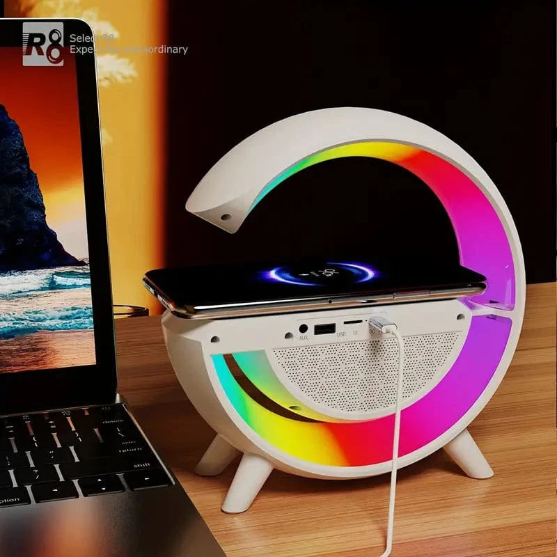 BroDeals speakers Wireless Speaker | Wireless Charging | 6 Light Modes