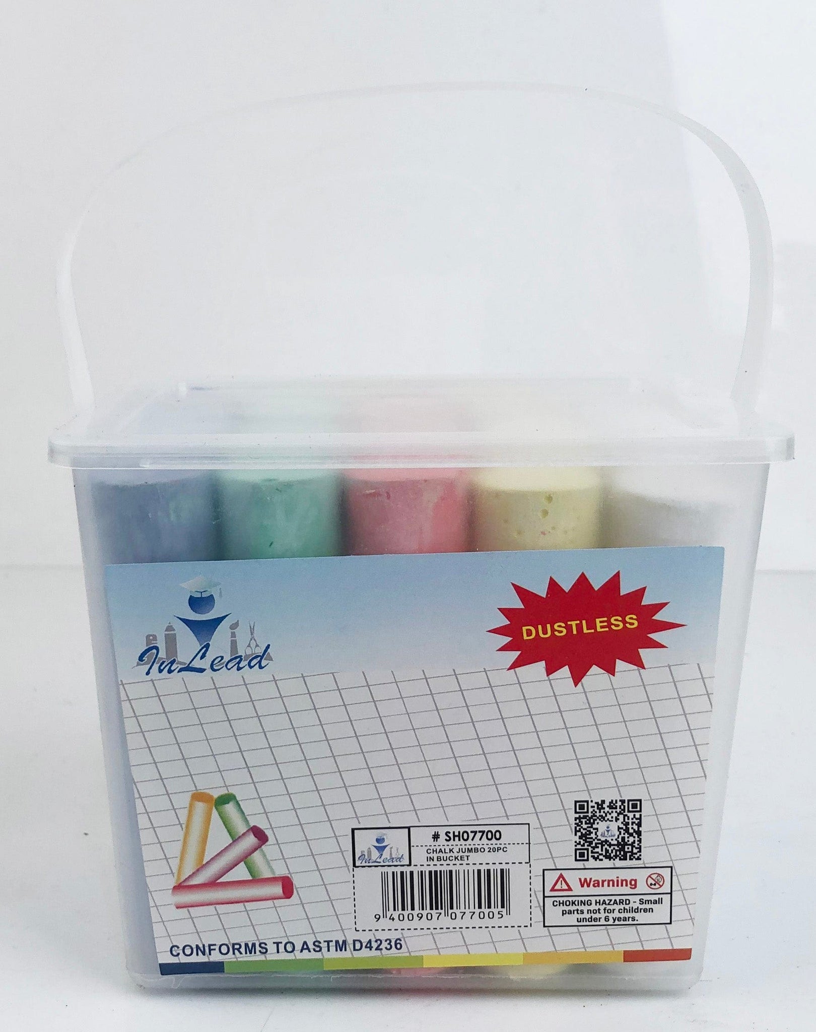 BroDeals Statinoery Chalk Jumbo 20Pcs