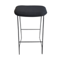 BroDeals Table & Bar Stools Romi Barstool Upholstered Seat Metal Frame
