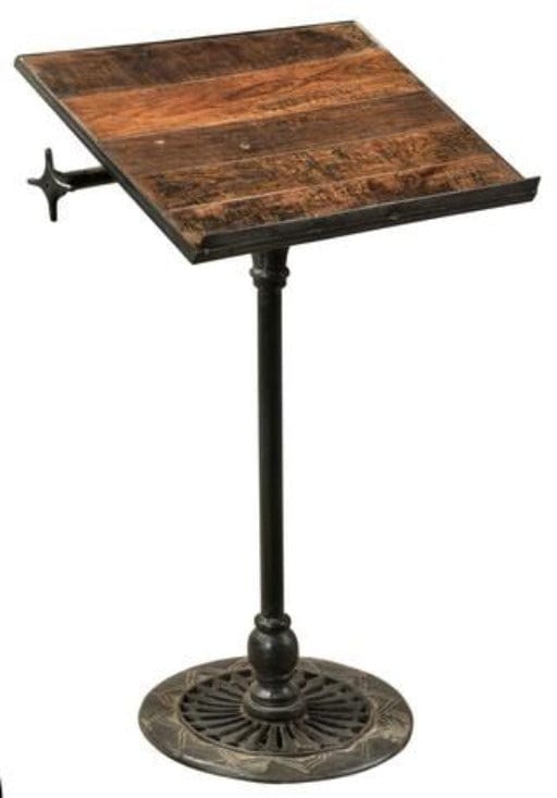 BroDeals Table & Bar Stools Solid Teak Menu Stand | Lecturn