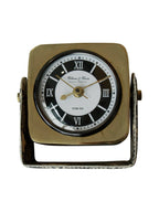 BroDeals Table Clock Table Clock With Snake Skin Design Base