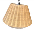 BroDeals Table Lamp Rattan Hanging Light S/3