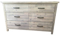 BroDeals Tallboy Ballman 6 Drawer Lowboy