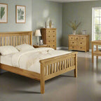 BroDeals Tallboy Oak 5 Drawer Tallboy
