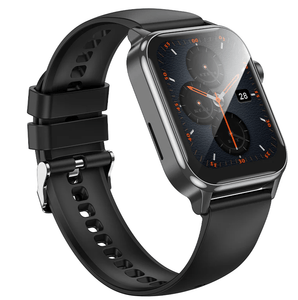 BroDeals Watches Black Smart Watch w/ Call Feature, 3-7 Days Battery Life