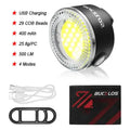 Rechargeable bike lights, front and rear, view 19