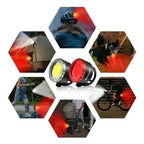 USB Rechargeable Bicycle Front & Rear LED Lights