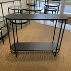 Colab Metal Hall Table - Black