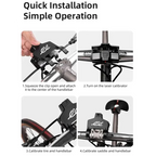 Multifunctional Bicycle Repair Kit with Seat & Tyre Calibration Tool