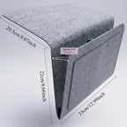 Felt Bedside Hanging Storage Pocket for Remotes, Phones & Books