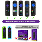 Glow-in-the-Dark Silicone Remote Control Cover with Lanyard