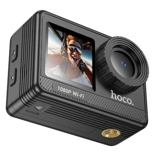 Hoco Bike Camera HD 1080P/30FPS Sports Camera w/ 30M Waterproof, Front & Back Dual Screen