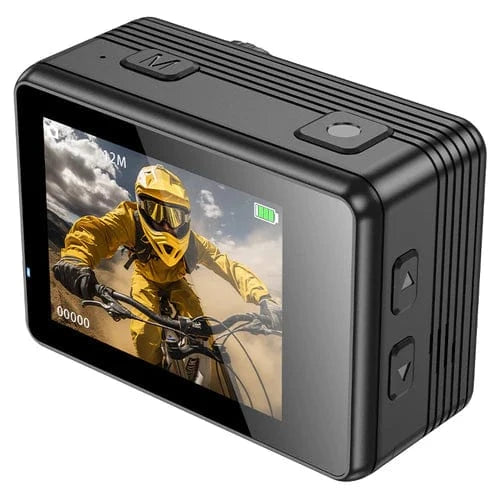 Hoco Bike Camera HD 1080P/30FPS Sports Camera w/ 30M Waterproof, Front & Back Dual Screen