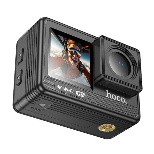 Hoco Bike Camera Sports Camera - Stabilization Anti Shake, 30M Waterproof, Front & Back Dual Screen