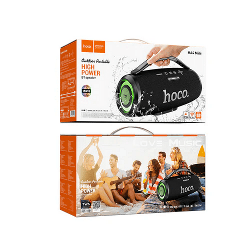 Hoco Bluetooth Speaker 30W High Power Bluetooth Speaker w/ IPX4 Waterproof, FM, USB, MicroSD, Aux Multi Inputs