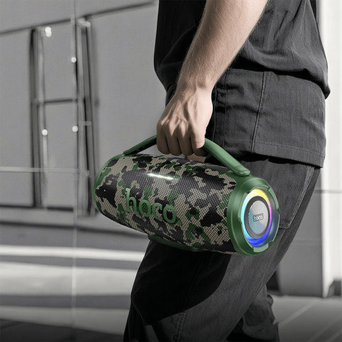 Hoco Bluetooth Speaker 30W High Power Bluetooth Speaker w/ IPX4 Waterproof, FM, USB, MicroSD, Aux Multi Inputs