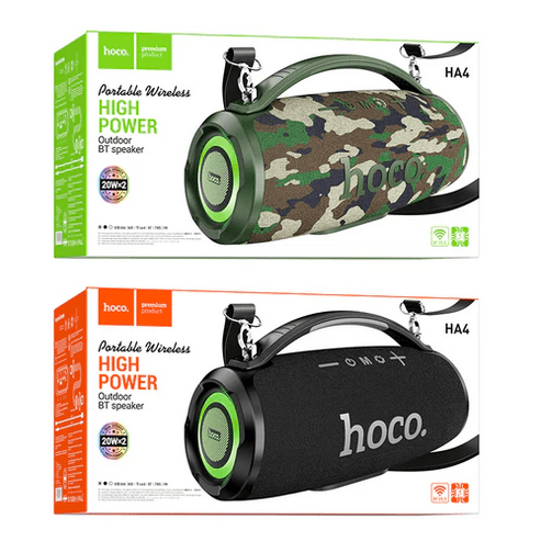 Hoco Bluetooth Speaker 40W High Power Bluetooth Speaker w/ FM, USB, MicroSD, Aux Multi Inputs