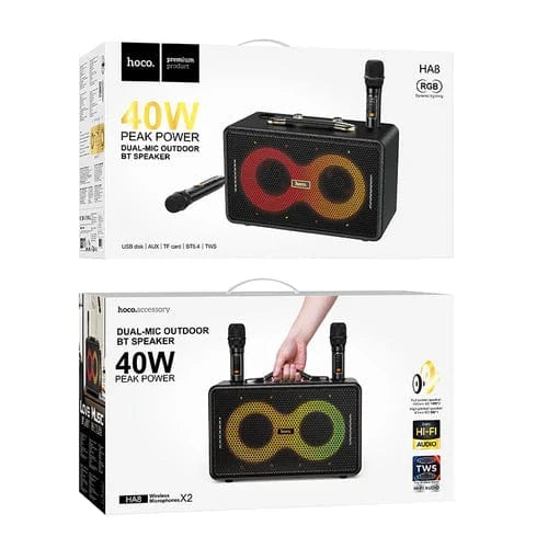 Hoco Bluetooth Speaker 40W Peak Power Bluetooth Speaker