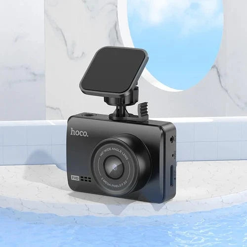 Hoco Car Accessories Dash Cam for Car w/ 2.45 inch IPS HD Display, 1080P/30FPS Camera