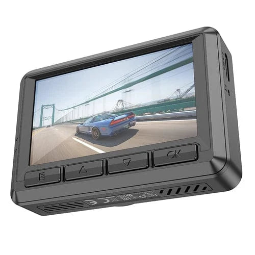 Hoco Car Accessories Dash Cam for Car w/ 2.45 inch IPS HD Display, 1080P/30FPS Camera