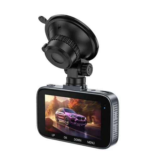 Hoco Car Accessories Dash Cam for Car w/ 3 inch IPS HD Display, 1080P/30FPS Camera, Sturdy Windshield Fit