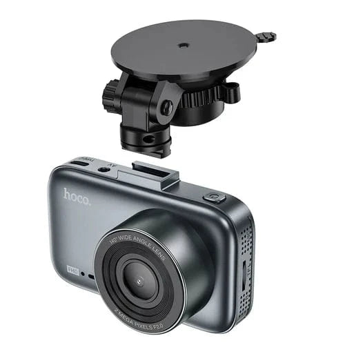 Hoco Car Accessories Dash Cam for Car w/ 3 inch IPS HD Display, 1080P/30FPS Camera, Sturdy Windshield Fit
